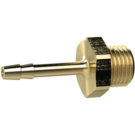Riegler Einschraubschlauchtülle, G 1/8, für Schlauch LW 4 mm, SW 14, MS (1/2)