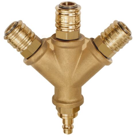 RIEGLER Riegler Nippel fĂĽr Kupplungen NW 7, 2 - NW 7, 8, Messing blank, G 3/8 AG RIEGLER Riegler Nippel fĂĽr Kupplungen NW 7, 2 - NW 7, 8, Messing blank, G 3/8 AG