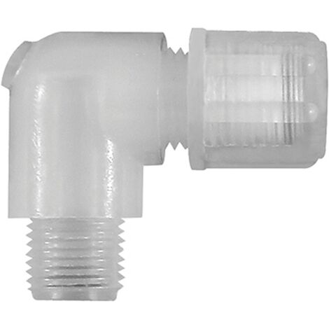 Riegler Winkel-Einschraubverschraubung G 1/2 a., für Schlauch 4/6 mm, PFA