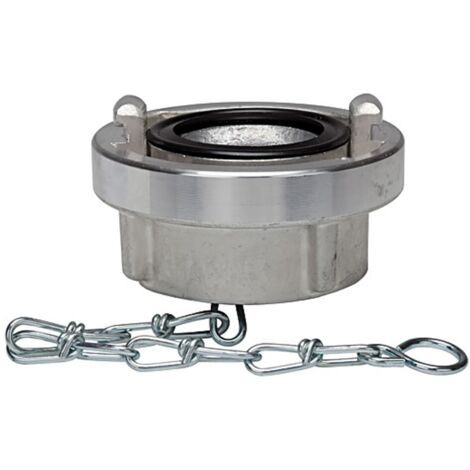 Riegler Storz-Blindkupplung, Kette, Alu, Storz-Größe 65, KA 81 mm (1/3)