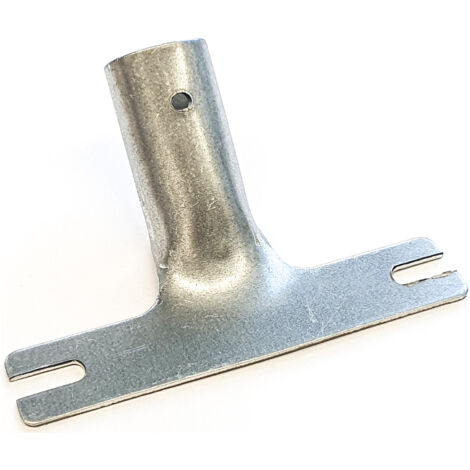 Stielhalter 28mm Verzinkt | Mit Schraube Für Festen Halt | Praktischer Halter Für Werkzeuge Und Geräte