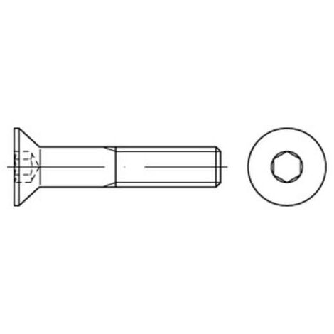 DIN 7991/ISO 10642 Senkschraube 8.8 Stahl M 8 x 80 galvanisch verzinkt Innensechskant 200 Stk