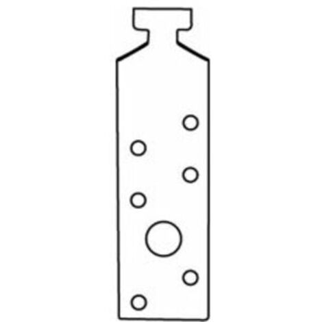 ART 81508 Profilanker Typ 38/17 Stahl 34 x 160 sendzimirverzinkt FS 50 Stk