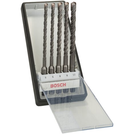 Bosch Hammerbohrer-Set SDS plus-5 Robust Line, 5-teilig, 6 - 10 mm