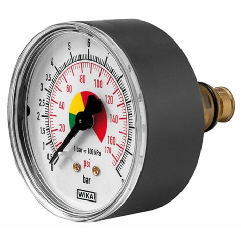 Riegler Manometer Durchmesser 63 mm, ungeeicht, G 1/4, Anschluss hinten (1/2)