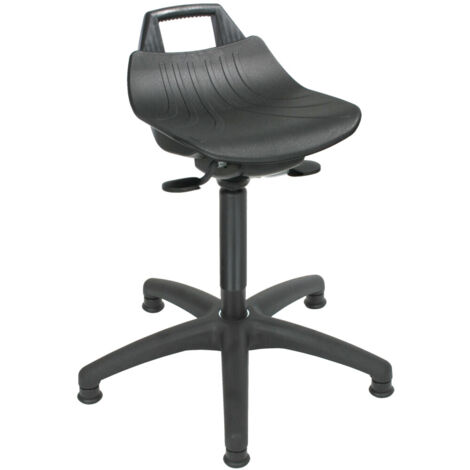 STIER Stehhilfe mit Gleitern Sitzhöhe 490-680 mm PP-Sitz
