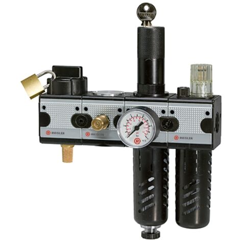 Riegler Wartungsstation SAFETY »multifix«, KH-AV-2-tlg.-WE, HA, BG1, G1/4 (1/3)