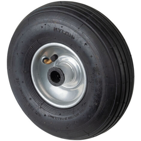 Luftrad 260/85mm Nabenl.75,Bohr.20,Rillenp RL,Gummi schw.Radk.Stahlf