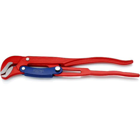 KNIPEX 83 60 015 Rohrzange S-Maul mit Schnelleinstellung rot pulverbeschichtet 420 mm