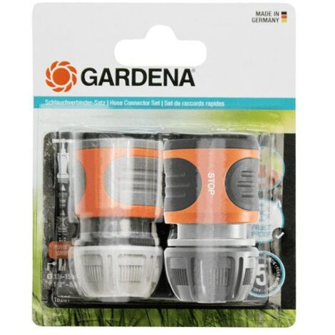 GARDENA Schlauchverbinder-Satz 13 mm (1/2") und 15 mm (5/8")