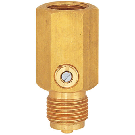 Riegler Stoßminderer für Manometer, G 1/2, PN 400 bar, Edelstahl 1.4571