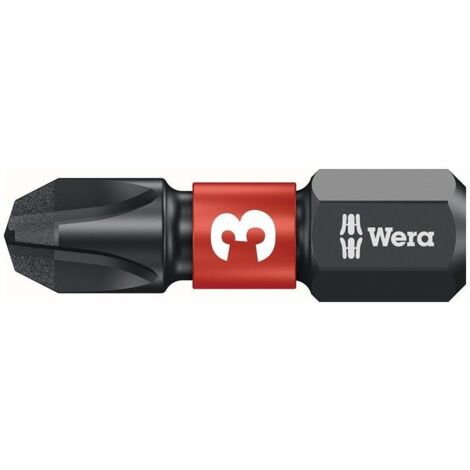 Wera 10x Bit 851/1 IMP DC PH3 Länge 25 mm 1/4" C6,3 Impaktor DC - 5157617001