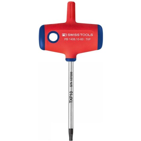 PB SWISS TOOLS Schraubendreher für TX Plus, mit Quergriff, TX Plus-Profil: 10IP (1/4)