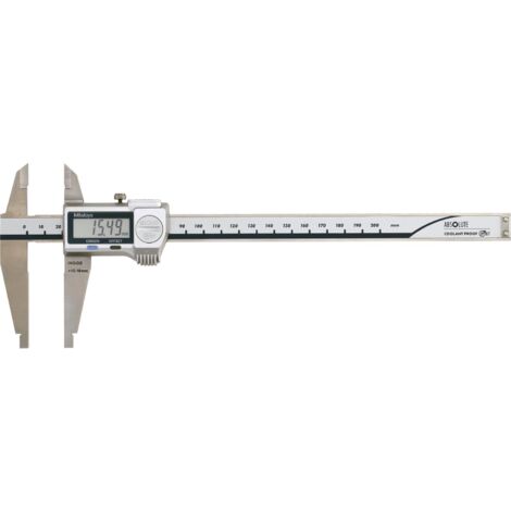 Mitutoyo Digitaler ABS Werkstatt-Messschieber IP67 mit Schnabel-/ Standardmessflächen, Messbereich: 300 mm