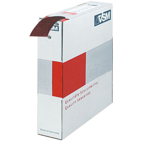 VSM Schleifgewebe-Sparrolle (A) braun KK 114 F, 50 mm x 50 m, Körnung: 400