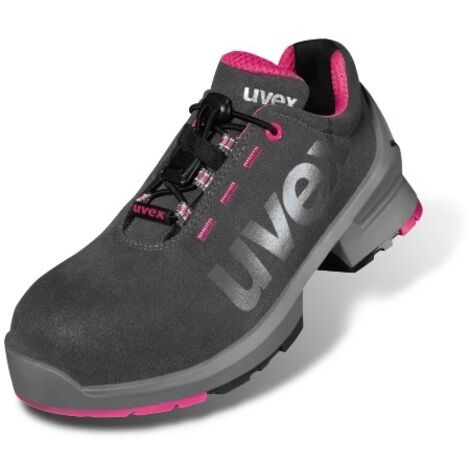 Uvex Halbschuh grau/pink uvex 1 ladies, S2, EU-Schuhgröße: 38