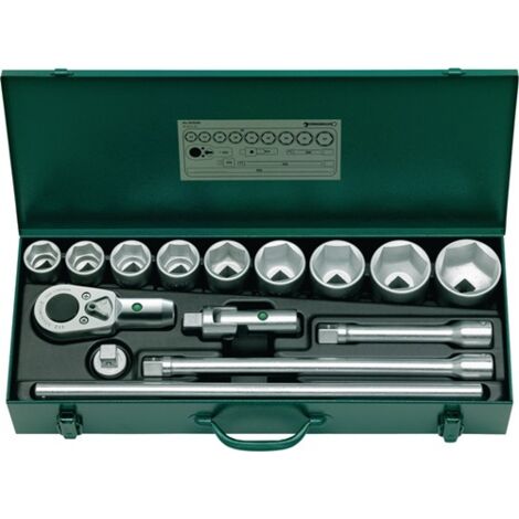 Steckschlüsselsatz 55/9/6N 15-tlg.3/4 Zoll SW 32-60mm Z.36 6KT STAHLWILLE (1/5)
