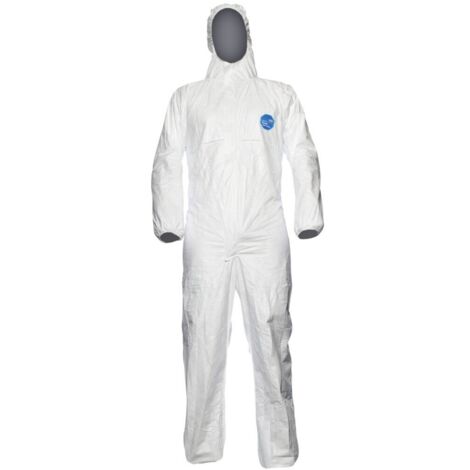 Dupont Schutzoverall Typ 5/6 Tyvek 500 Xpert, weiß, Unisex-Größe: S