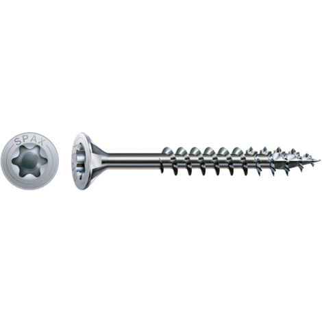 SPAX-Schraube WIROX Torx - Ø4 x 60 mm - Senkkopf - Teilgewinde Packung mit 100 Stück - 0191010400603