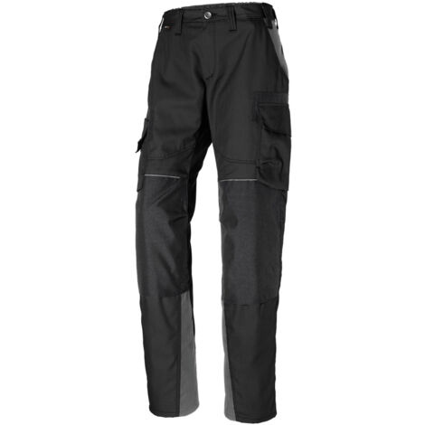 VELILLA Cargo-Hose Zweifarbig Beige/Schwarz – Mit 6 Taschen, Elastisch & Robust – Größe 38, Modell 103020B