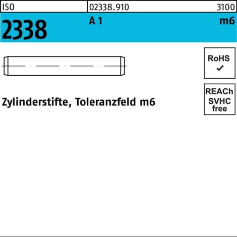 Zylinderstift ISO 2338 12 m6x 90 A 1 10 Stück (1/2)