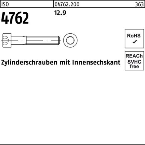 ISO 4762 Zylinderschrauben 12.9 M 18 x 75 S 25 Stk