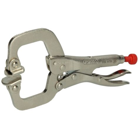 KS Tools Schweiß-Klammer-Gripzange beweglichen Spannbacken 0-25mm - 115.1178 (1/5)