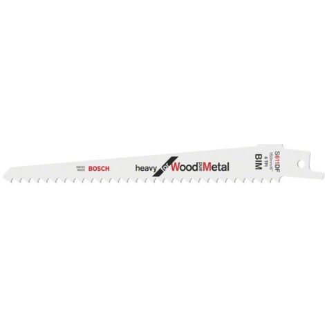 Bosch PRO Window Demolition S611DF Säbelsägeblatt, 1,25 x 19 x 150 mm, 25-tlg.
