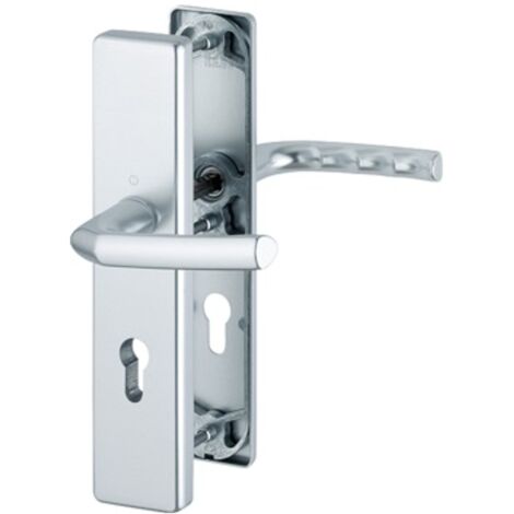 Hoppe Schutzgarnitur Birm.1117/2221A/2440 Alu.F1 72mm 37-42mm