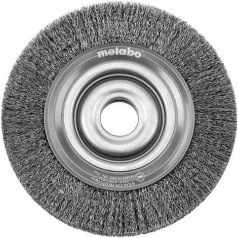 Metabo Stahldrahtrundbürste 150x28x1/2"/ 0,3 mm für Doppelschleifer, USA-Variante (1/2)