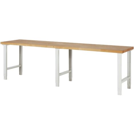Rau Werkbank höhenverstellbar 7000-1, B3000xT700xH790-1140mm (1/4)