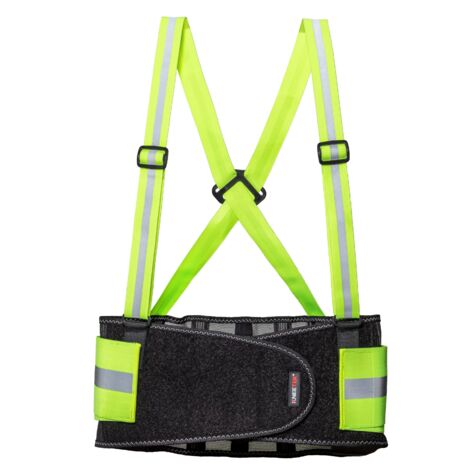 Kneetek Rückenstützgurt High-Vis, gelb, Typ: L