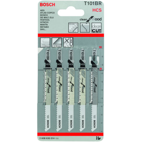 Bosch Stichsägeblatt T 101 BR, Clean for Wood