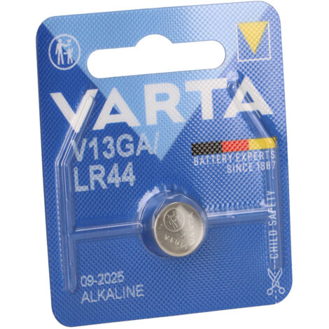 VARTA Knopfzelle 04276101401 LR44 1,5V 125mAh Alkali-Mangan