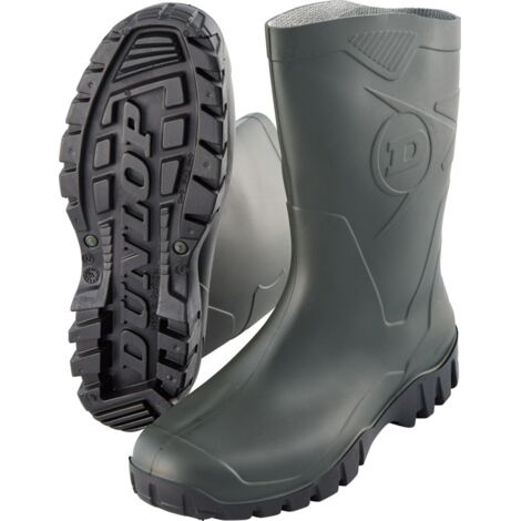 Dunlop Dee halbgeschnittener Gummistiefel Nummer 43 normal grün K580011