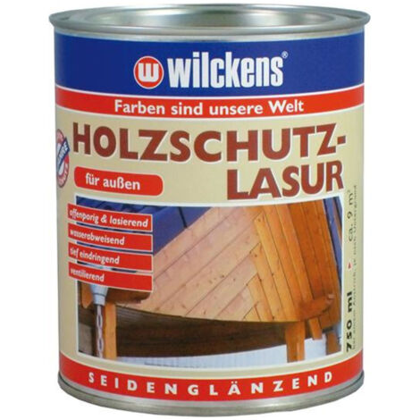 Wilckens Holzschutzlasur Nussbaum seidenglänzend 0,75l 16789100050