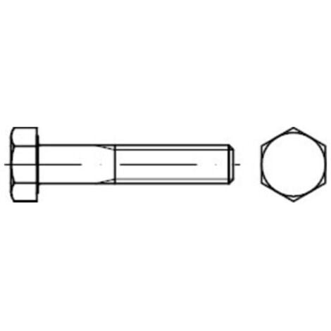 5x Sechskantschrauben DIN 931 M22x100 - Festigkeitsklasse 10.9