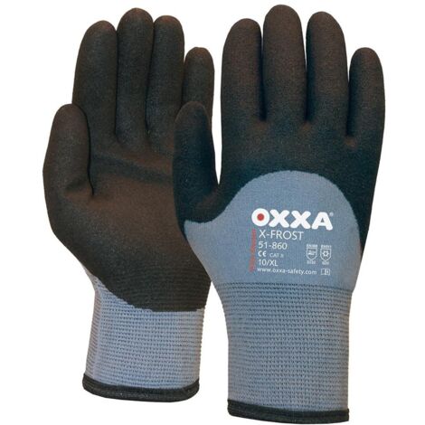 OXXA Handschuh X-Frost, Gr. 9, grau-schwarz 12 Stk (1/5)