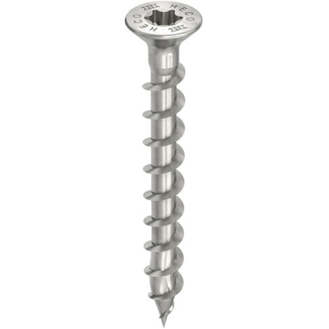 HECO-TOPIX-plus A2 4,5 x 40, Beschlagschr., Senkkopf, HECO-Drive, VVG 500 Stk (1/5)