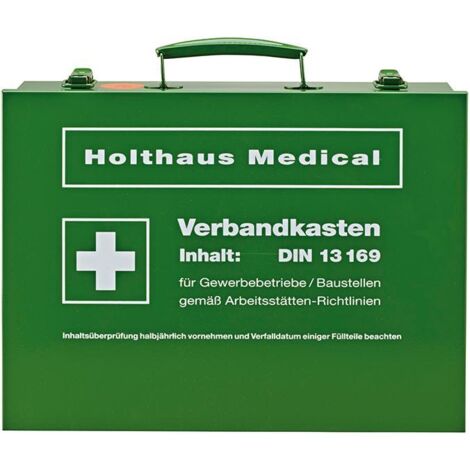 Verbandkasten Nr.63169, DIN 13169-E, grün (1/2)