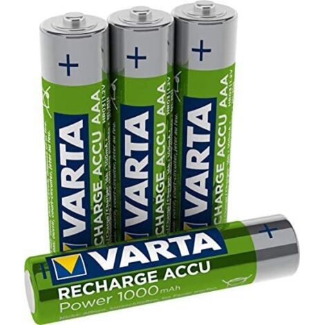 VARTA Professional Accu Micro AAA, HR03, 1000mAh 4er Blister