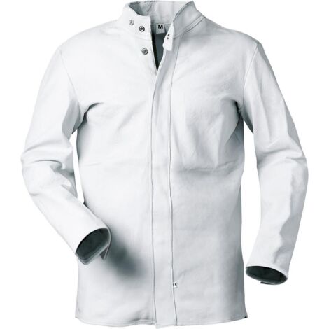 CRAFTLAND protection Schweißerjacke,Vollleder, Gr. M, natur