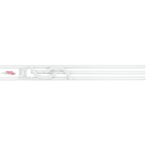 WENKO Winkelstange Universal Weiß, 20 mm , Weiß, Aluminium weiß , Kunststoff weiß