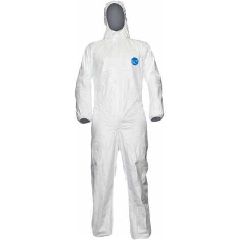 Dupont Schutzoverall Typ 5/6 Tyvek 500 Xpert, weiß, Unisex-Größe: 3XL