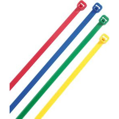 HEIDEMANN Kabelbinder farbig sort. 150x3,6mm,100St. (1/2)