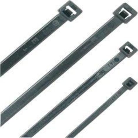 HEIDEMANN Nylon - Kabelbinder, schwarz, 140 X 3,6 UV-beständig, 100 St. SB (1/2)