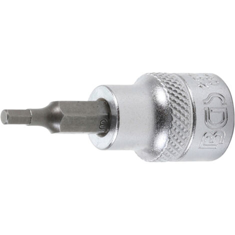 BGS Bit-Einsatz Antrieb Innenvierkant 10 mm (3/8") Innensechskant 3 mm (1/2)