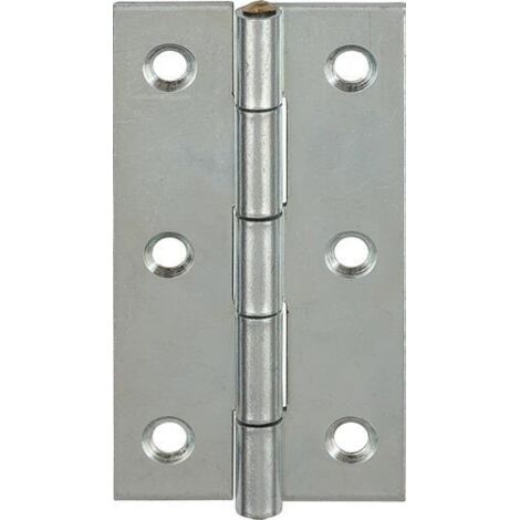 VORMANN Tür-Scharnier schmal B41xH80mm,gerollt verzinkt