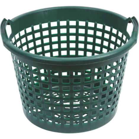 Floraworld Gartenkorb Kunststoff, 25 kg,Ø 45 cm Tragekorb Erntekorb