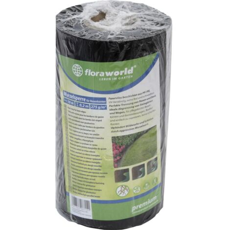 floraworld Wurzelsperre 0,2x10 m für Rasenkanten
